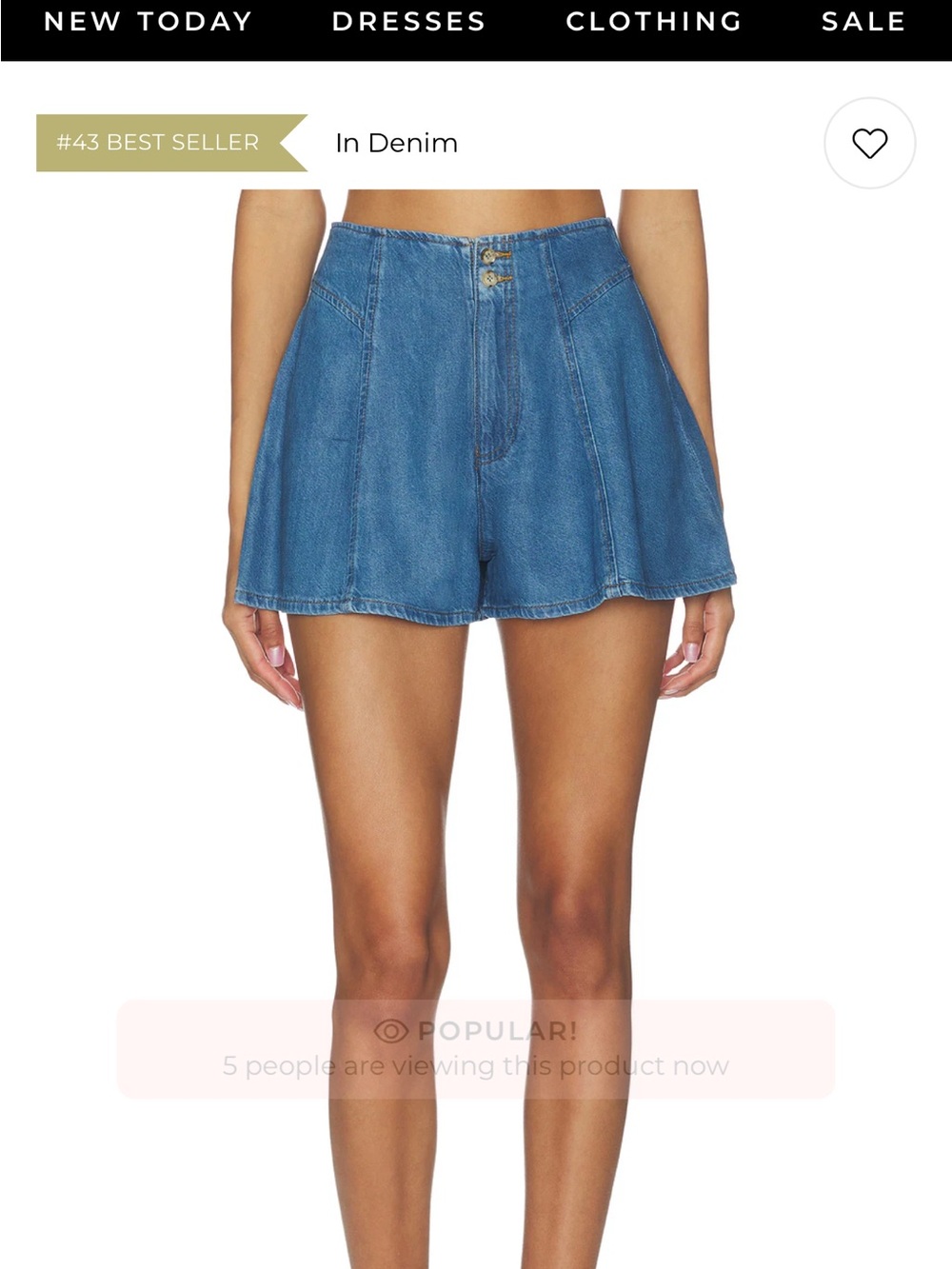 Paige Joelle Denim Shorts size 24 REVOLVE
